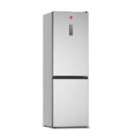 Hoover 390L Bottom Mount Refrigerator with LED Display. No Frost. Electronic Control. Adjustable Thermostat. 3 Glass Shelves. 2 Crispers. 3 Freezer Shelves. 1 Year Warranty- Inox- HBR-H390-S