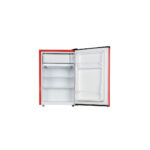 ⁦Hoover 92LSingle Door Compact Refrigerator with Freezer Compartment – Mechanical Control. Adjustable Thermostat. Security Lock. 1 Removable Shelf. Defrost Feature. 1 Year Warranty.Red- HSD-K92-R⁩ - الصورة ⁦2⁩