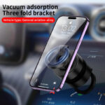 ⁦Car Magnetic Vacuum Bracket 360 Degree Rotating Mobile Phone Holder⁩ - الصورة ⁦7⁩