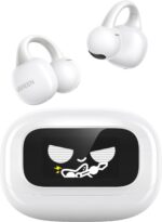 UGREEN ClipBuds Magic. Open-Ear Earbuds with Smart Touchscreen. Custom Wallpaper. Bluetooth Camera Remote Control. Clip On Earphones Wireless. 30H Playtime. IPX5. for Android Phones/iPhone 17 Pro Max