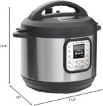⁦Instant Pot Duo 7-in-1 Mini Electric Pressure Cooker. Slow Rice Cooker. Steamer. Sauté. Yogurt Maker. Warmer & Sterilizer. Includes Free App with over 1900 Recipes. Stainless Steel. 3 Quart⁩ - الصورة ⁦11⁩