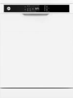 Hoover Freestanding Dishwasher. 12 Place Settings. 5 Programs. Push Button. Delay Start. Half Load Cleaning. Child Safety Lock. Quiet Operation. 1 Year Warranty. Made in Turkey – White – HDW-V512-W