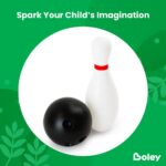 Boley Kids Bowling Set – 12 Piece Toddler Bowling Game – Indoor Outdoor Lawn Bowling Kit for Children – Lightweight. Safe. Family Play Set – Ideal Toy for Preschoolers. Garden Games. Party Fun - Image 3