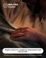 RingConn Gen 2 Air. Ultra-Thin AI Smart Ring. 10-Day Battery life. Fitness/Sleep/Stress/HR Tracker for Women&Men. No App Fee for Standard Features. iOS & Android Compatible (Size 10. Dune Gold) - Image 7