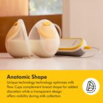 ⁦Medela Freestyle Hands-Free Double Electric Breast Pump with Wearable Cups. App Connectivity. Portable and Discreet Design⁩ - الصورة ⁦5⁩