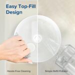 ⁦LEVOIT Humidifiers for Bedroom. Quiet (3L Water Tank) Cool Mist Top Fill Essential Oil Diffuser with 25Watt for Home Large Room. 360° Nozzle. Rapid Ultrasonic Humidification for Baby Nursery and Plant⁩ - الصورة ⁦6⁩