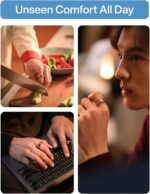 RingConn Gen 2 Air. Ultra-Thin AI Smart Ring. 10-Day Battery life. Fitness/Sleep/Stress/HR Tracker for Women&Men. No App Fee for Standard Features. iOS & Android Compatible (Size 10. Dune Gold) - Image 6