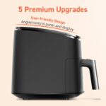 COSORI Air Fryer 9-in-1. Compact & Large 6-Qt. Fast Turbo Modes. 90–450°F Precise Heat for Even Results. Up to 95% Less Oil*. Roast. Bake. Dry. Reheat. Frozen. Broil. Proof. 120V. TurboBlaze. Ceramic - Image 9