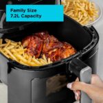 BLACK+DECKER 8-in-1 Digital Air Fryer with Window. 7.2L large capacity. 1800W.rapid Air Technology. LED Touch Display. Dehydrate Function. Dishwasher Safe Basket. Cool-Touch Handle – AF7210-B5 - Image 4