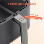 COSORI Air Fryer 9-in-1. Compact & Large 6-Qt. Fast Turbo Modes. 90–450°F Precise Heat for Even Results. Up to 95% Less Oil*. Roast. Bake. Dry. Reheat. Frozen. Broil. Proof. 120V. TurboBlaze. Ceramic - Image 11