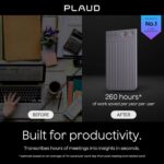 Plaud Note AI Voice Recorder. Voice Recorder w/Case. App Control. Transcribe & Summarize with AI Technology. Support 112 Languages. 64GB Memory. Audio Recorder for Lectures. Meetings. Calls. Black - Image 2