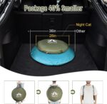 Night Cat Upgraded Pop up Tent 2-4 Persons Easy Setup in 3 Seconds Instant Camping Tent with Porch Automatic Foldable Waterproof Beach Package 40% Smaller - Image 3