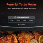 COSORI Air Fryer 9-in-1. Compact & Large 6-Qt. Fast Turbo Modes. 90–450°F Precise Heat for Even Results. Up to 95% Less Oil*. Roast. Bake. Dry. Reheat. Frozen. Broil. Proof. 120V. TurboBlaze. Ceramic - Image 2