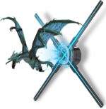 3D Hologram Fan.18.1Hologram Fan with Remote/Bluetooth/WIFI/700 Video Library.Missyou Holographic Fan with HD LED 2000*1444PX Resolution Picture Fan Spinner Small for Shop/Bar/Christmas/Halloween - Image 6