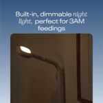 Nanit Pro Smart Baby Monitor & Floor Stand – Wi-Fi HD Video Camera. Sleep Coach and Breathing Motion Tracker. 2-Way Audio. Sound and Motion Alerts. Nightlight and Night Vision. Includes Breathing Band - Image 11