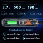 Electric Precision Screwdriver Set. 180 in 1 Cordless Screwdriver. 3 Torque Settings with 160 Magnetic Precision Bits for Computer. Laptop. iPhone. PS5. Xbox. Watch. Jewelry. Eyeglasses - Image 3