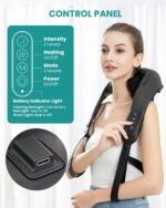 Nekteck Cordless Neck Massager with Soothing Heat. Deep Tissue 4D Expert Kneading Massager. Shiatsu Neck and Shoulder Massage Pillow for Neck. Traps. Back and Leg. Gifts for Men Women Mom Dad - Image 5