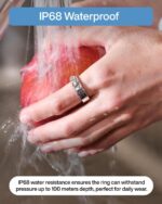 RingConn Gen 2 Air. Ultra-Thin AI Smart Ring. 10-Day Battery life. Fitness/Sleep/Stress/HR Tracker for Women&Men. No App Fee for Standard Features. iOS & Android Compatible (Size 10. Dune Gold) - Image 5