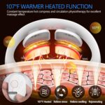 Electric Pulse Neck Massager with Heat for Pain Relief 10 Modes 15 Intensities Therapy Deep Tissue Trigger Point Intelligent Massager Cordless Gifts for Men Women - Image 3