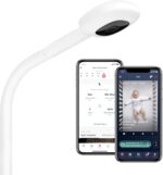 Nanit Pro Smart Baby Monitor & Floor Stand – Wi-Fi HD Video Camera. Sleep Coach and Breathing Motion Tracker. 2-Way Audio. Sound and Motion Alerts. Nightlight and Night Vision. Includes Breathing Band