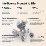 ⁦Robot Pet Dog ChatGPT-4o Smart AI-Powered Companion Voice & Gesture Control. Real-Time Interaction Robotics Toys for Kids. Home Monitoring – Includes Charging Dock⁩ - الصورة ⁦3⁩