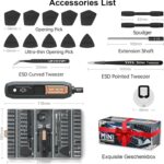 Electric Precision Screwdriver Set. 180 in 1 Cordless Screwdriver. 3 Torque Settings with 160 Magnetic Precision Bits for Computer. Laptop. iPhone. PS5. Xbox. Watch. Jewelry. Eyeglasses - Image 2