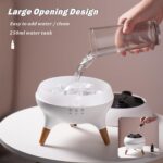 ⁦Essential Oil Diffuser 250ML Dancing Jellyfish Aromatherapy Diffuser Humidifier with 7 Colors LED Lights.Remote Control.Plug in for Bedroom.Office (White)⁩ - الصورة ⁦7⁩