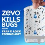 Zevo 2 Flying Insect Traps & 2 Refill Cartridges – Plug in Fly Trap & Indoor Bug Catcher for Gnats. House & Fruit Flies – Blue & UV Light Technology. Mess-Free Alternative to Bug Zapper - Image 6