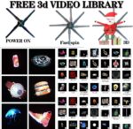 3D Hologram Fan.18.1Hologram Fan with Remote/Bluetooth/WIFI/700 Video Library.Missyou Holographic Fan with HD LED 2000*1444PX Resolution Picture Fan Spinner Small for Shop/Bar/Christmas/Halloween - Image 8