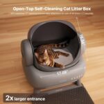 Neakasa M1 Open-Top Self Cleaning Cat Litter Box. Automatic Cat Litter Box with APP Control. Odor-Free Waste Disposal includes Trash Bags - Image 3
