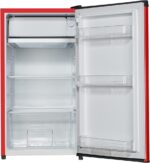 Hoover 118L Single Door Compact Refrigerator with Freezer Compartment – Mechanical Control. Adjustable Thermostat. Security Lock. 1 Removable Shelf. Defrost Feature. 1 Year Warranty. Red – HSD-K118-R - Image 3