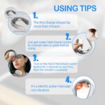 Electric Pulse Neck Massager with Heat for Pain Relief 10 Modes 15 Intensities Therapy Deep Tissue Trigger Point Intelligent Massager Cordless Gifts for Men Women - Image 7