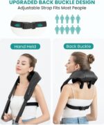 Nekteck Cordless Neck Massager with Soothing Heat. Deep Tissue 4D Expert Kneading Massager. Shiatsu Neck and Shoulder Massage Pillow for Neck. Traps. Back and Leg. Gifts for Men Women Mom Dad - Image 2