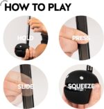 Otamatone Japanese Electronic Musical Instrument Portable Music Synthesizer from Japan by Maywa Denki Studio Award Winning. Educational Fun Gift for Children. Teens & Adults – Black - Image 2