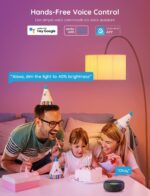 Govee Smart Light Bulbs. Color Changing Light Bulb. Works with Alexa and Google Assistant. 16 Million Colors RGBWW. WiFi & Bluetooth LED Light Bulbs. Music Sync. A19. 800 Lumens. 1 Pack - Image 3