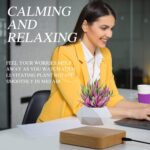 ⁦Levitating Air Bonsai Pot. Rotation Flower Pot Planters. Magnetic Levitation Suspension Floating Pot. Potted Plant Home Desk Decor in Flower Pots & Planters from Home & Garden on (Light Color)⁩ - الصورة ⁦2⁩