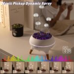 ⁦Essential Oil Diffuser 250ML Dancing Jellyfish Aromatherapy Diffuser Humidifier with 7 Colors LED Lights.Remote Control.Plug in for Bedroom.Office (White)⁩ - الصورة ⁦4⁩
