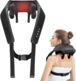Nekteck Cordless Neck Massager with Soothing Heat. Deep Tissue 4D Expert Kneading Massager. Shiatsu Neck and Shoulder Massage Pillow for Neck. Traps. Back and Leg. Gifts for Men Women Mom Dad