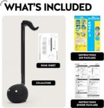 Otamatone Japanese Electronic Musical Instrument Portable Music Synthesizer from Japan by Maywa Denki Studio Award Winning. Educational Fun Gift for Children. Teens & Adults – Black - Image 6