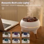 ⁦Essential Oil Diffuser 250ML Dancing Jellyfish Aromatherapy Diffuser Humidifier with 7 Colors LED Lights.Remote Control.Plug in for Bedroom.Office (White)⁩ - الصورة ⁦5⁩