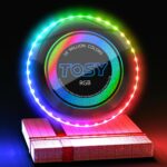 TOSY Flying Disc – 16 Million Colors RGB or 36 LEDs. Extremely Bright. Smart Modes. Camping Essentials for Teens/Kids/Adults/Men/Boys/Girls. Auto Light Up. Rechargeable. Waterproof. 175g - Image 2