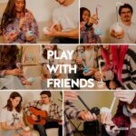 Otamatone Japanese Electronic Musical Instrument Portable Music Synthesizer from Japan by Maywa Denki Studio Award Winning. Educational Fun Gift for Children. Teens & Adults – Black - Image 3