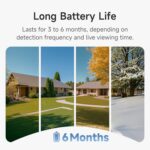 Noorio B200 Security Camera Wireless Outdoor Magnetic. 1080p Cameras for Home Security. Battery 1Min Install AI Motion Detection WiFi Indoor Camera. Color Night Vision. 2-Way Talk. Work with Alexa - Image 8