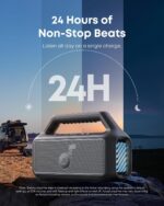 soundcore Boom 2 By Anker. Outdoor Speaker. 80W. Subwoofer. BassUp 2.0. 24H Playtime. IPX7 Waterproof. Floatable. RGB Lights. USB-C. Custom EQ. Bluetooth 5.3. Portable for Camping. Beach. and Backyard - Image 6