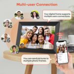 Frameo 10.1 Inch WiFi Digital Picture Frame. 1280×800 HD IPS Touch Screen Photo Frame Electronic. 32GB Memory. Auto-Rotate. Wall Mountable. Share Photos/Videos via Frameo App from Anywhere 3 Pack - Image 6