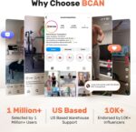 ⁦BCAN 40/48 Foldable Mini Trampoline Max Load 330lbs/440lbs. Fitness Rebounder with Adjustable Foam Handle. Exercise Trampoline for Adults Indoor/Garden Workout⁩ - الصورة ⁦7⁩