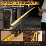 ⁦PREXISO 2-in-1 Laser Tape Measure. 135Ft Rechargeable Measurement Tool & 16Ft Measuring Movable Magnetic Hook – Pythagorean. Area. Volume. Ft/Ft+in/in/M Unit NOT Digital⁩ - الصورة ⁦4⁩