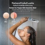 ⁦blu Ionic Shower Head and Shower Filter – Handheld – Removes Chlorine & Harmful Pollutants – Prevent Hair Loss & Moisturize Your Skin. Chrome⁩ - الصورة ⁦3⁩