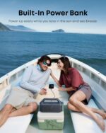 soundcore Boom 2 By Anker. Outdoor Speaker. 80W. Subwoofer. BassUp 2.0. 24H Playtime. IPX7 Waterproof. Floatable. RGB Lights. USB-C. Custom EQ. Bluetooth 5.3. Portable for Camping. Beach. and Backyard - Image 7