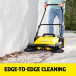 ⁦Kärcher Walk-Behind Outdoor Push Sweeper S 6 Twin for Workshops. Warehouses or Garages – 6X Faster Than a Push Broom. 10 Gallon Capacity. 33.9 Sweeping Width⁩ - الصورة ⁦7⁩
